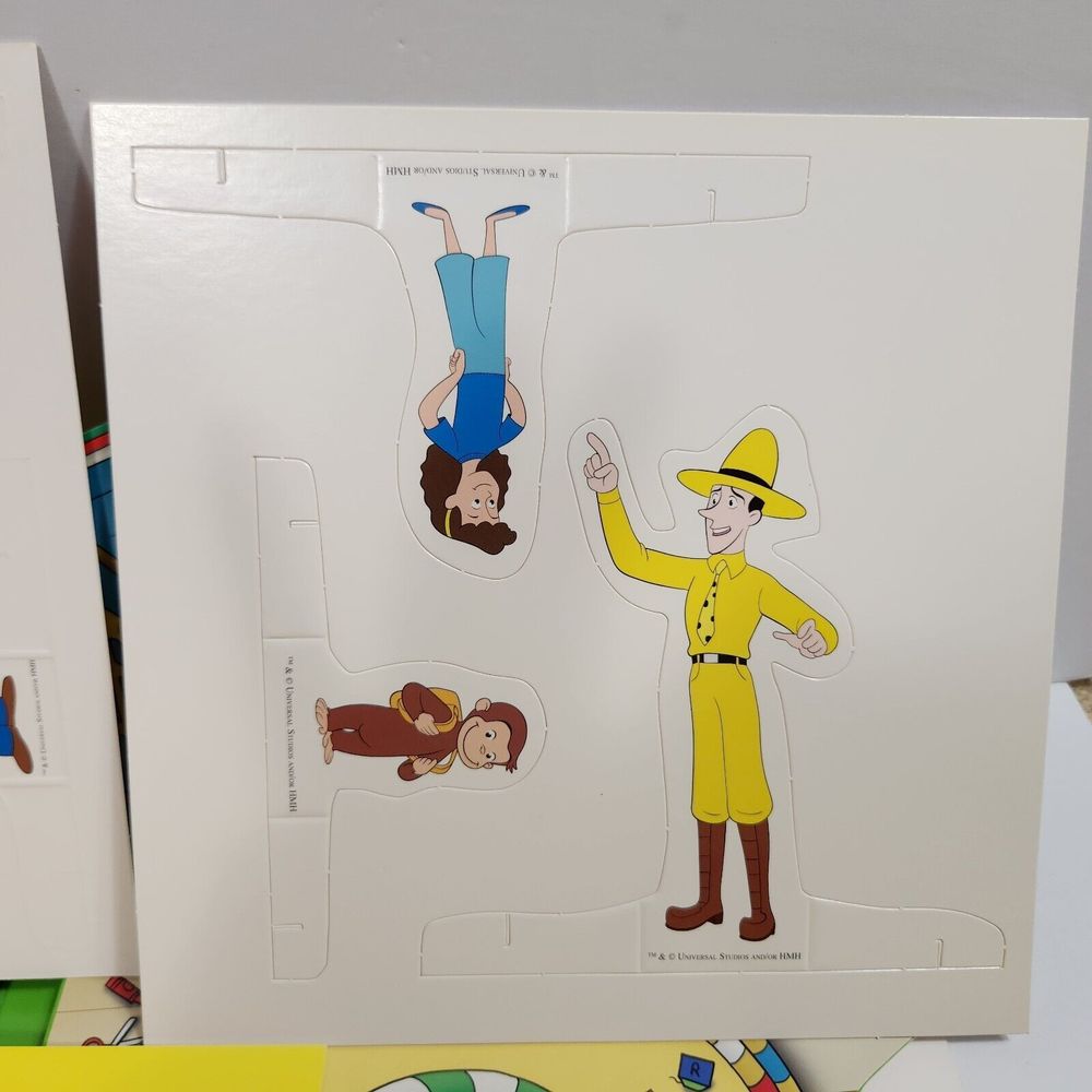Curios George Schoolhouse Fun (Book And Play Set) Paperback-2012 - Picture 6 of 13